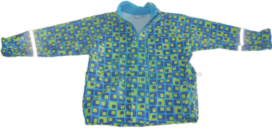 China PU toddler raincoat wholesaler